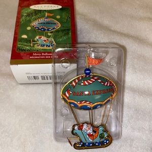 Hallmark Keepsake 2000 Merry Ballooning Ornament-Pressed Tin